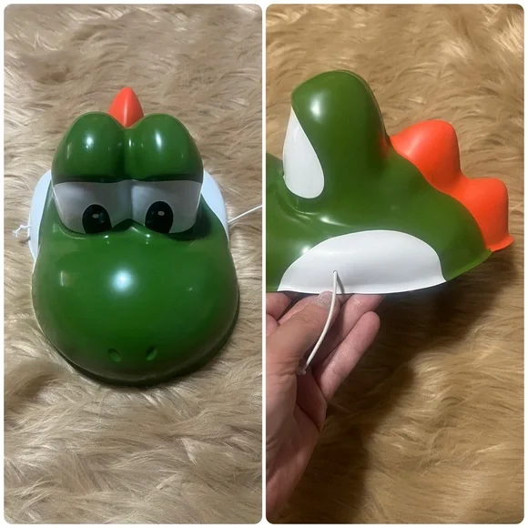 Nintendo Super Mario Bros Mask Yoshi - Like New!!! - Picture 1 of 9